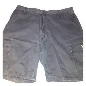 Wrangler Mens Cargo Shorts Army Green
